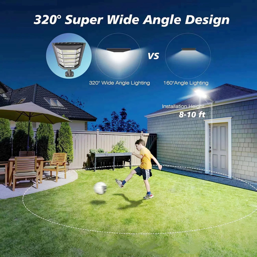 Moda Home Dusk to-Dawn High-Power LED Security Street Light-Waterproof Outdoor Lighting