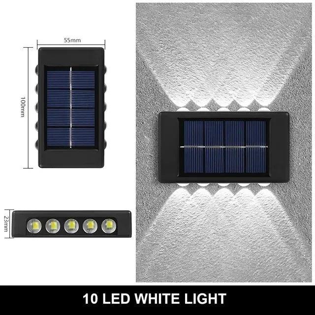 Moda Home Minimalist Outdoor Wall Light Waterproof LED Security and Decor