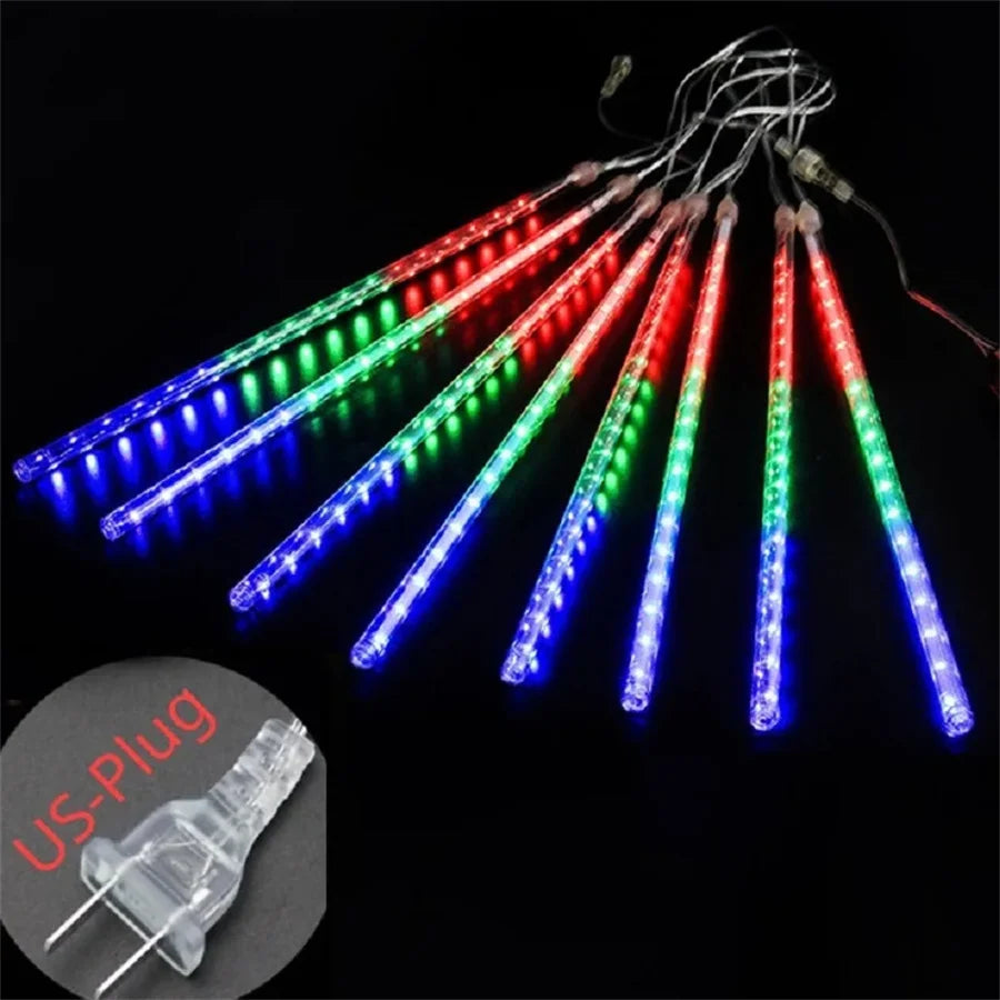 Moda Home Led Light Outdoor Meteor Shower Rain Lights Waterproof Garden Decor Outdoor Street Garland New Year Christmas Decoration