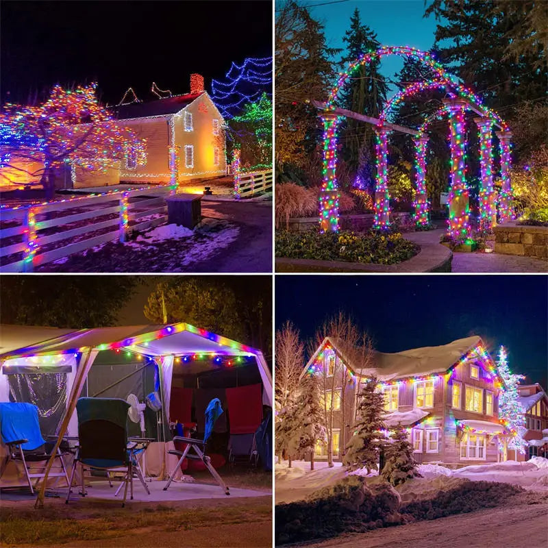 Moda Home LED Light Outdoor Garden Fairy String Light Led Twinkle Waterproof
