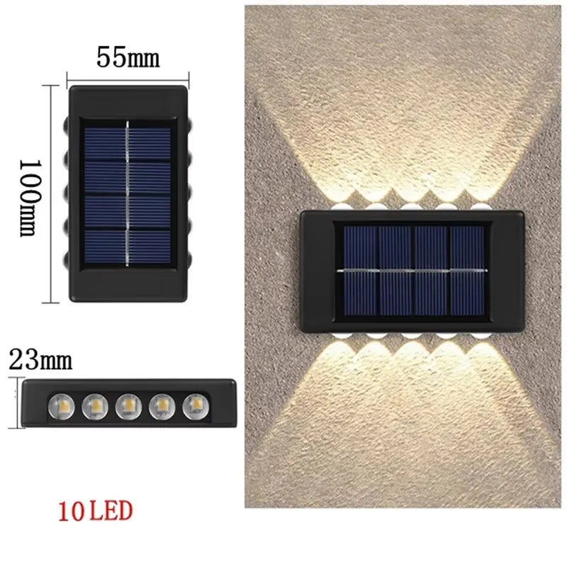 Moda Home Minimalist Outdoor Wall Light Waterproof LED Security and Decor