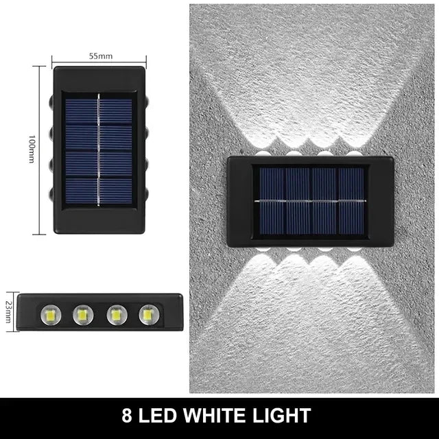 Moda Home Minimalist Outdoor Wall Light Waterproof LED Security and Decor