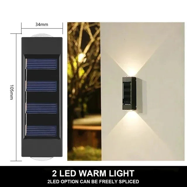 Moda Home Minimalist Outdoor Wall Light Waterproof LED Security and Decor