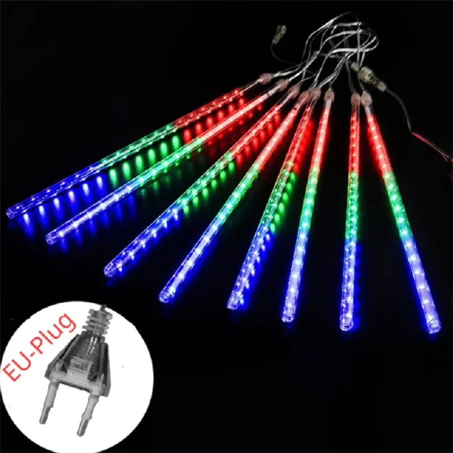 Moda Home Led Light Outdoor Meteor Shower Rain Lights Waterproof Garden Decor Outdoor Street Garland New Year Christmas Decoration