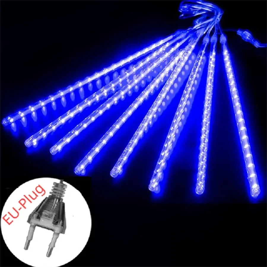 Moda Home Led Light Outdoor Meteor Shower Rain Lights Waterproof Garden Decor Outdoor Street Garland New Year Christmas Decoration