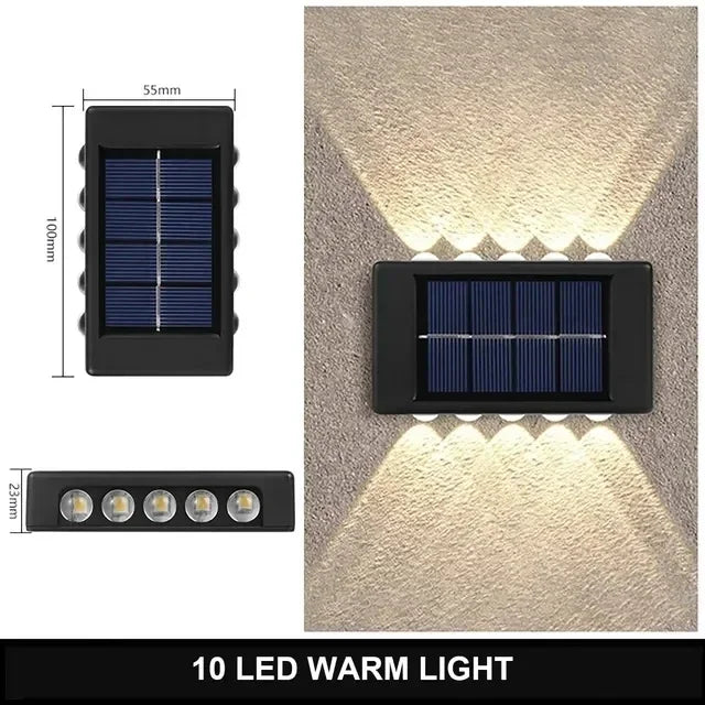 Moda Home Minimalist Outdoor Wall Light Waterproof LED Security and Decor