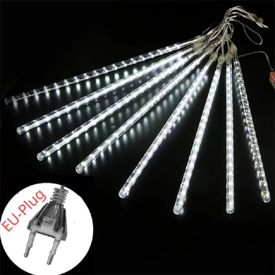 Moda Home Led Light Outdoor Meteor Shower Rain Lights Waterproof Garden Decor Outdoor Street Garland New Year Christmas Decoration