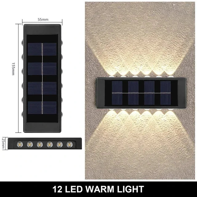 Moda Home Minimalist Outdoor Wall Light Waterproof LED Security and Decor